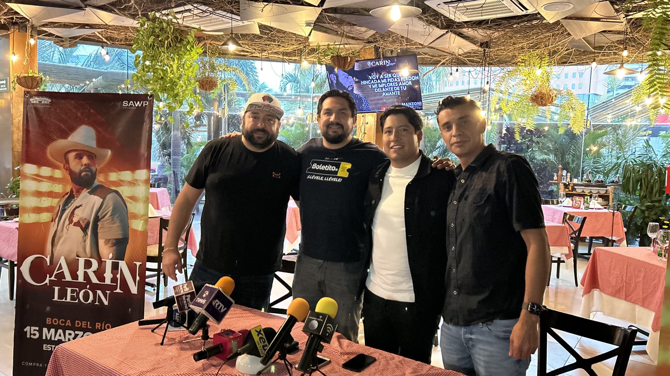 REVELAN FECHA Y LUGAR DEL CONCIERTO DE CARÍN LEÓN EN VERACRUZ ⋆ La